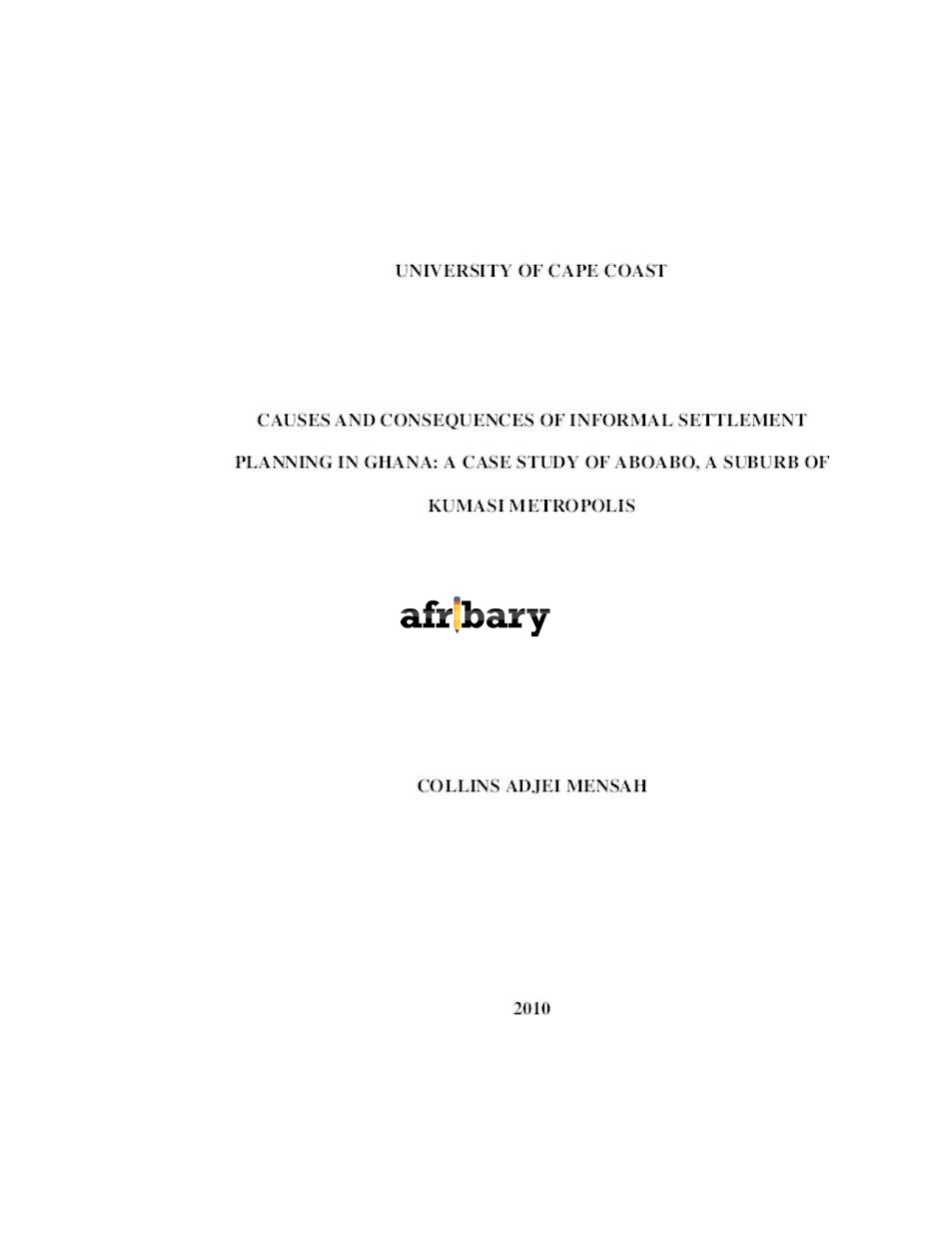 Informal settlement thesis 06 picture