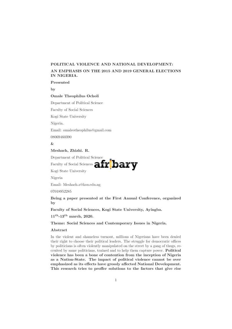 Electoral violence meaning picture